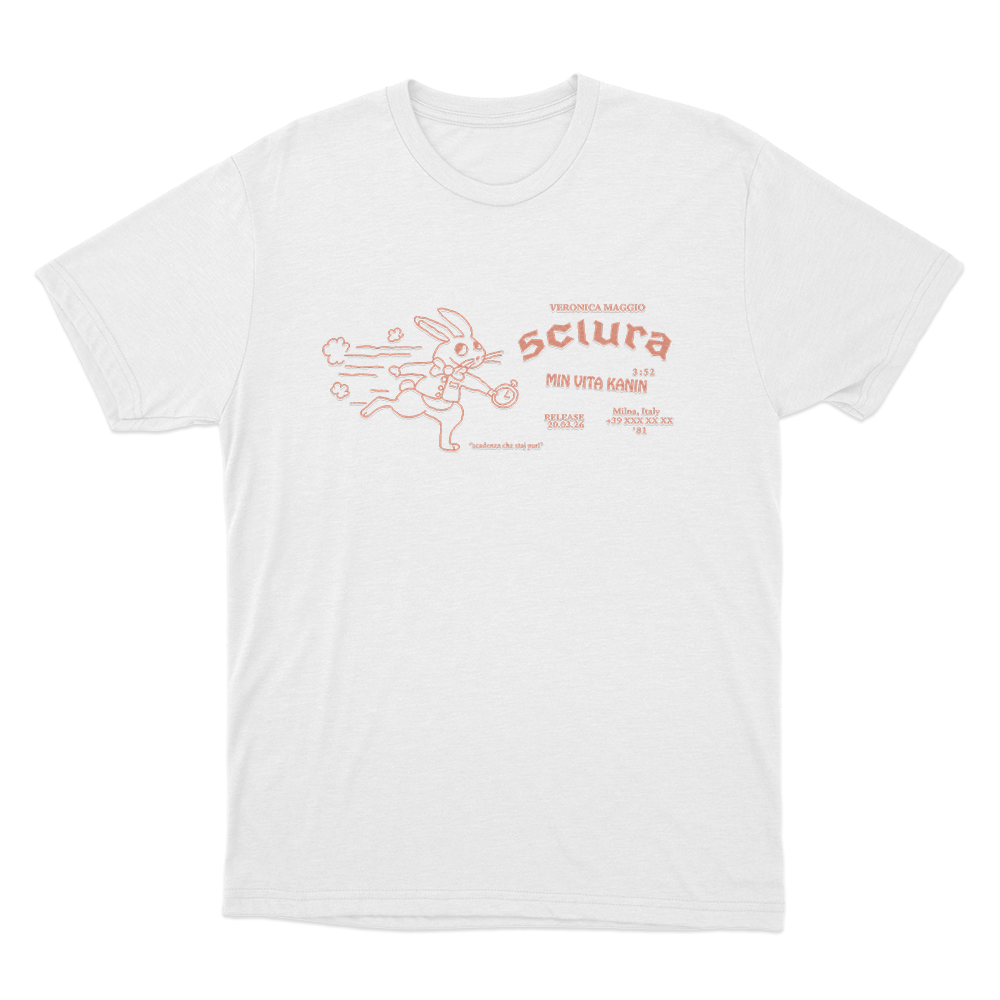 Min Vita Kanin Unisex T Shirt White Min Vita Kanin Unisex T Shirt White