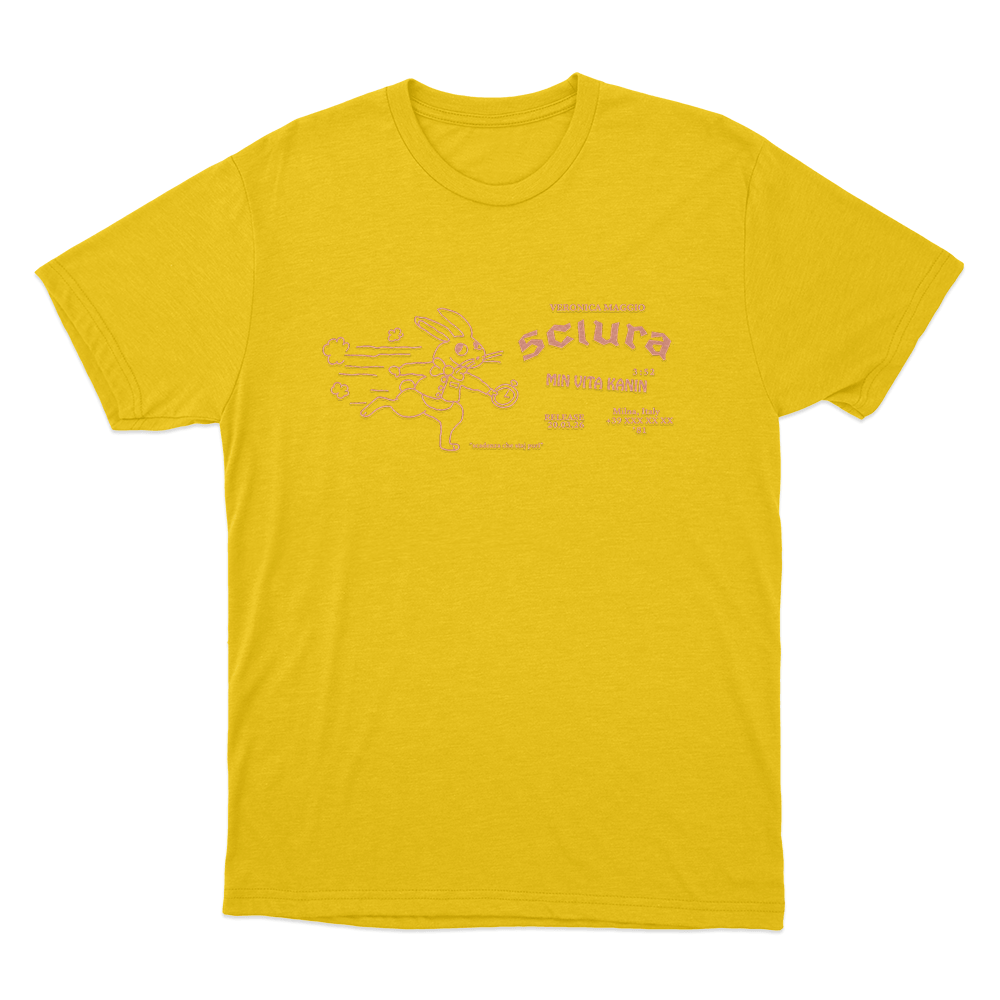 Min Vita Kanin Unisex T Shirt Yellow Min Vita Kanin Unisex T Shirt Yellow