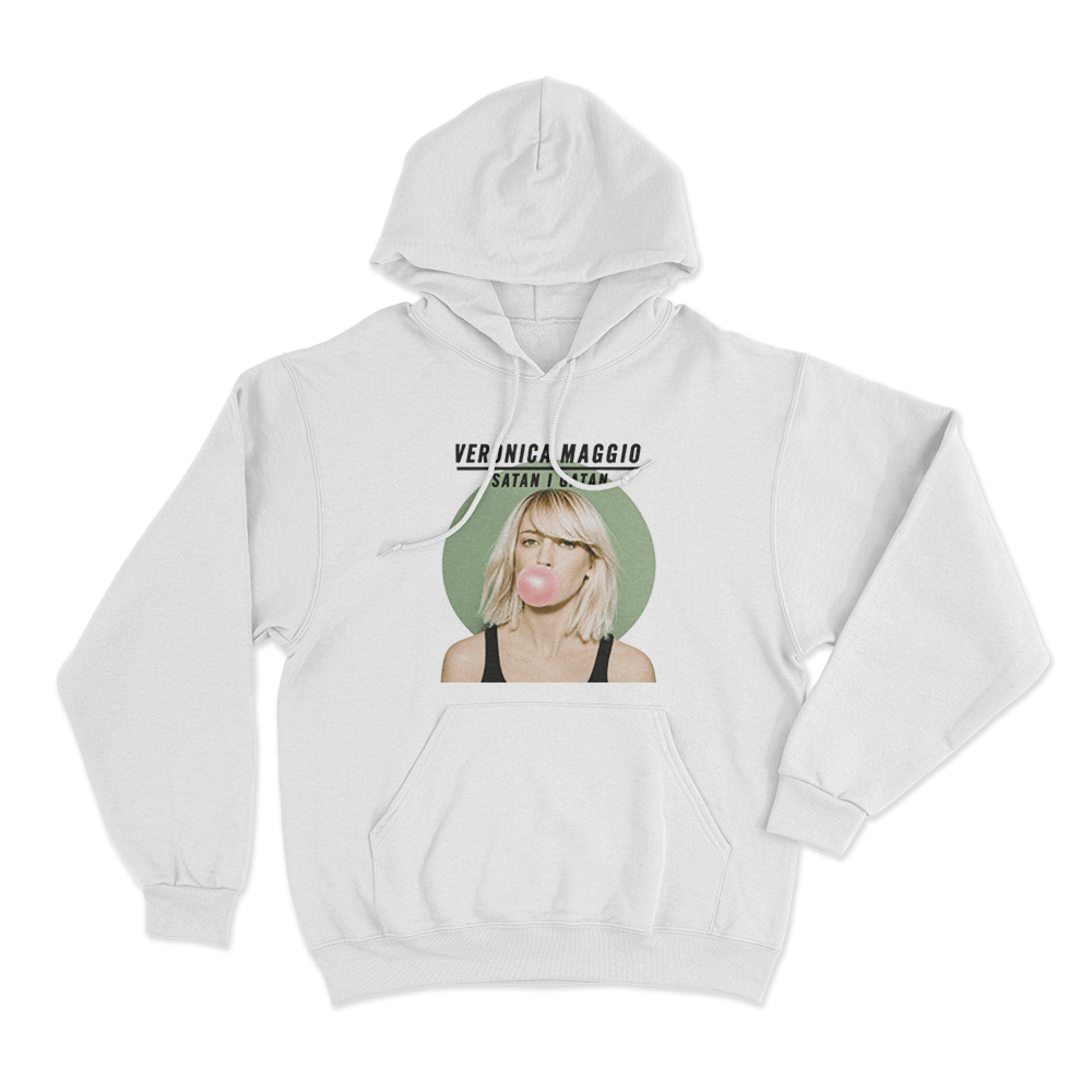 Satan I Gatan Unisex Hoodie White Satan I Gatan Unisex Hoodie White