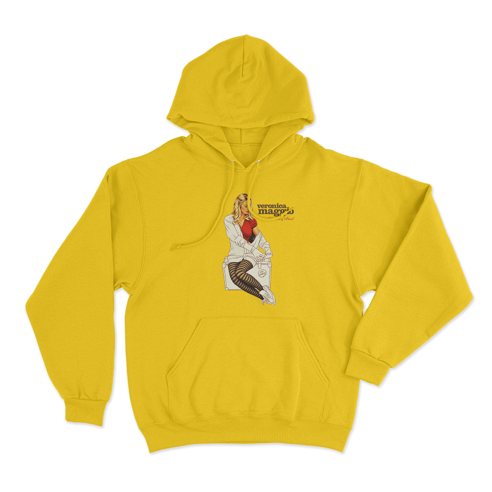 Vatten Och Bröd Unisex Hoodie Yellow Vatten Och Brod Unisex Hoodie Yellow