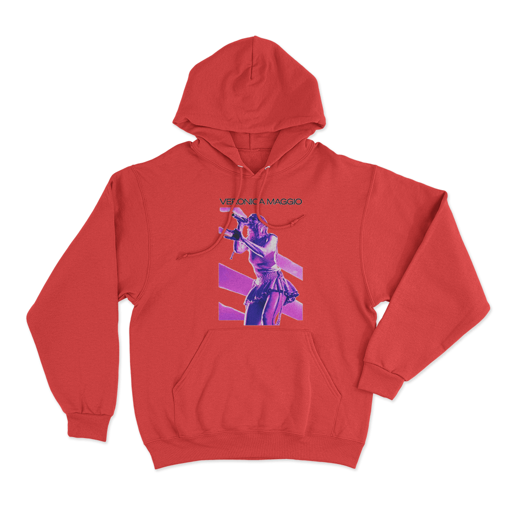 Veronica Maggio Live Unisex Hoodie Red Veronica Maggio Live Unisex Hoodie Red
