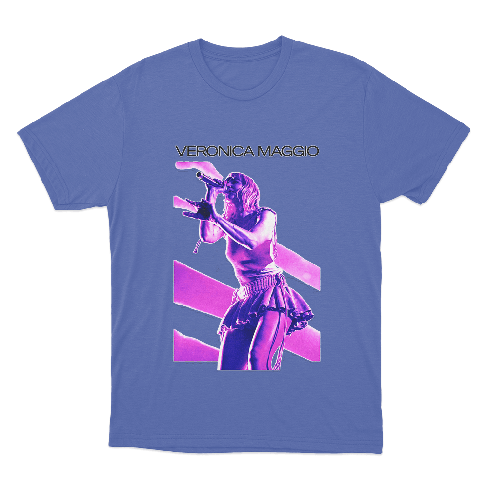 Veronica Maggio Live Unisex T Shirt Blue Veronica Maggio Live Unisex T Shirt Blue