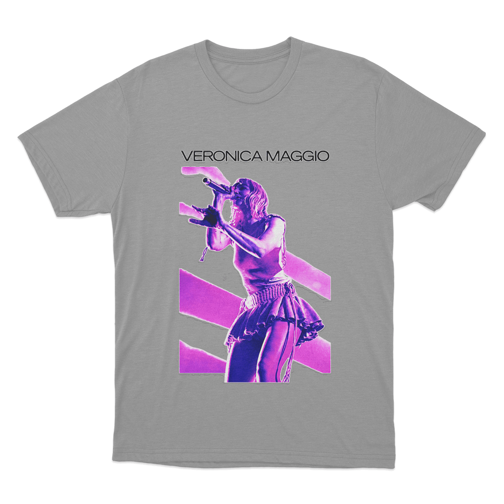 Veronica Maggio Live Unisex T Shirt Grey Veronica Maggio Live Unisex T Shirt Grey