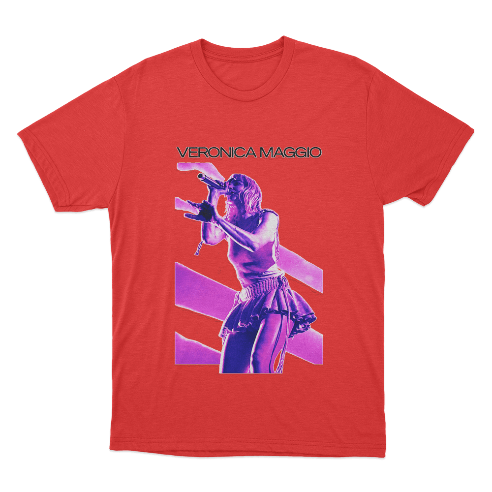 Veronica Maggio Live Unisex T Shirt Red Veronica Maggio Live Unisex T Shirt Red