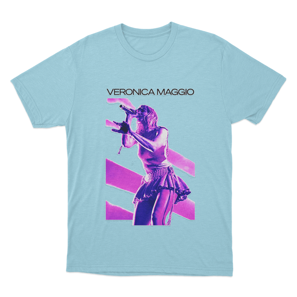 Veronica Maggio Live Unisex T Shirt Sky Blue Veronica Maggio Live Unisex T Shirt Sky Blue
