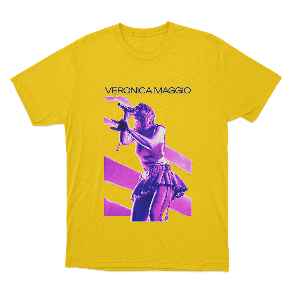 Veronica Maggio Live Unisex T Shirt Yellow Veronica Maggio Live Unisex T Shirt Yellow