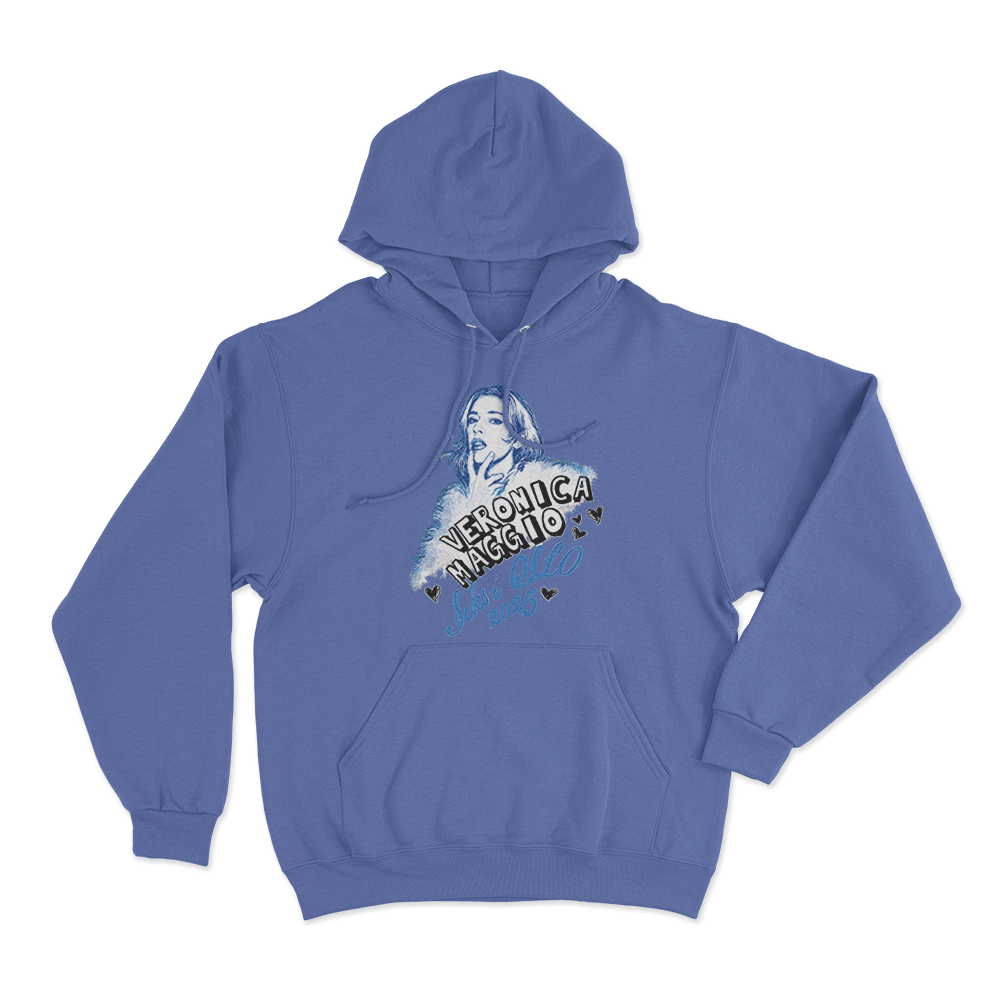 Veronica Maggio Six In Oslo 2025 Unisex Hoodie Blue Veronica Maggio Six In Oslo 2025 Unisex Hoodie Blue