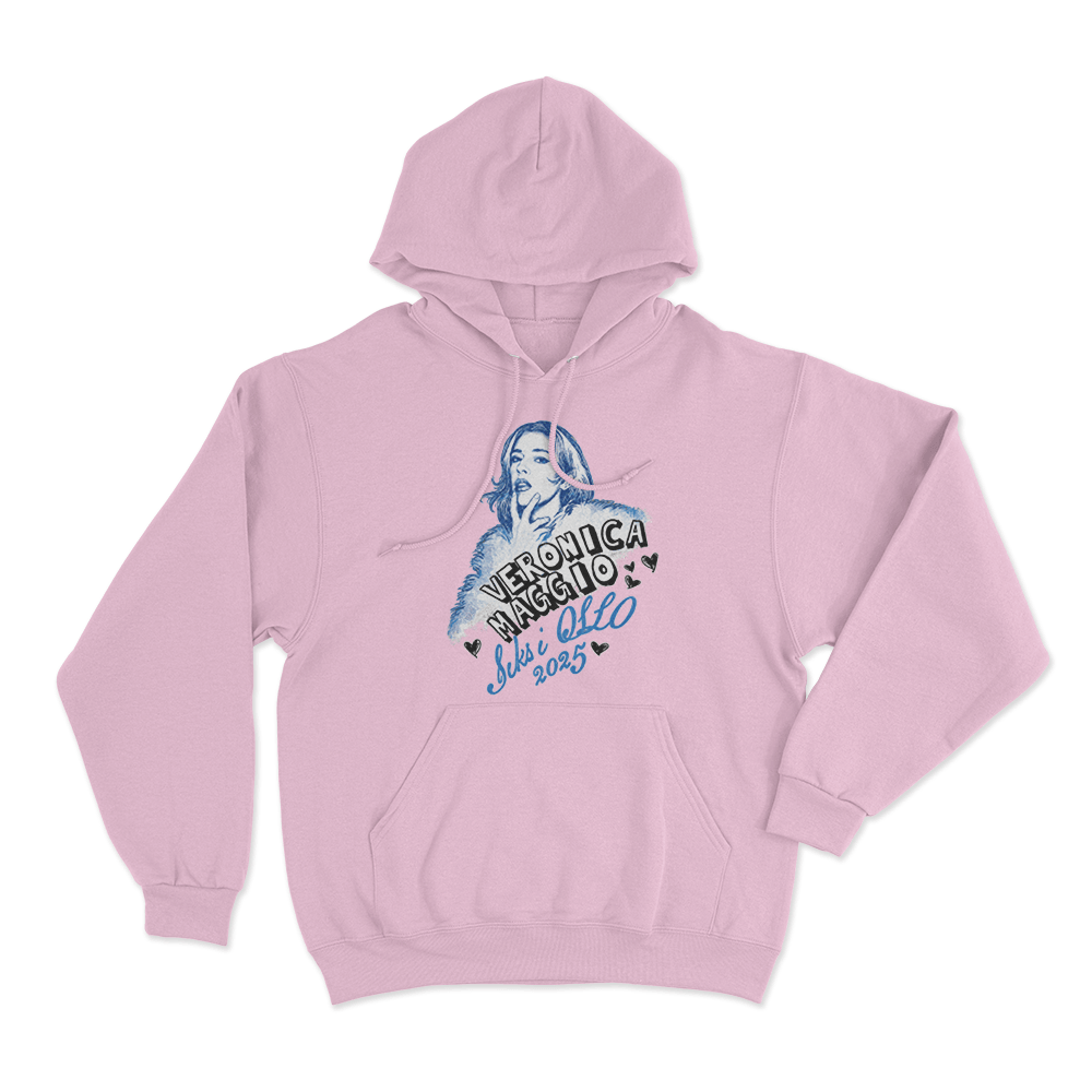 Veronica Maggio Six In Oslo 2025 Unisex Hoodie Pink Veronica Maggio Six In Oslo 2025 Unisex Hoodie Pink