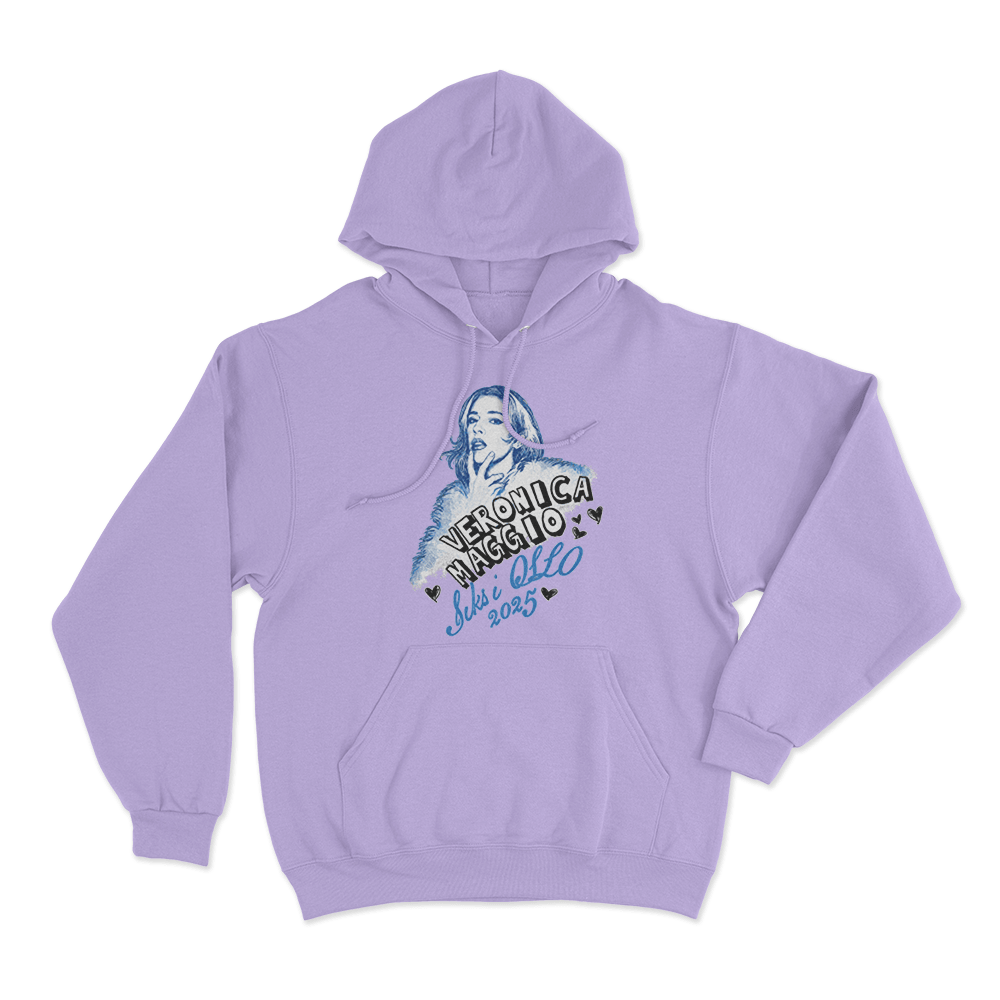 Veronica Maggio Six In Oslo 2025 Unisex Hoodie Purple Veronica Maggio Six In Oslo 2025 Unisex Hoodie Purple