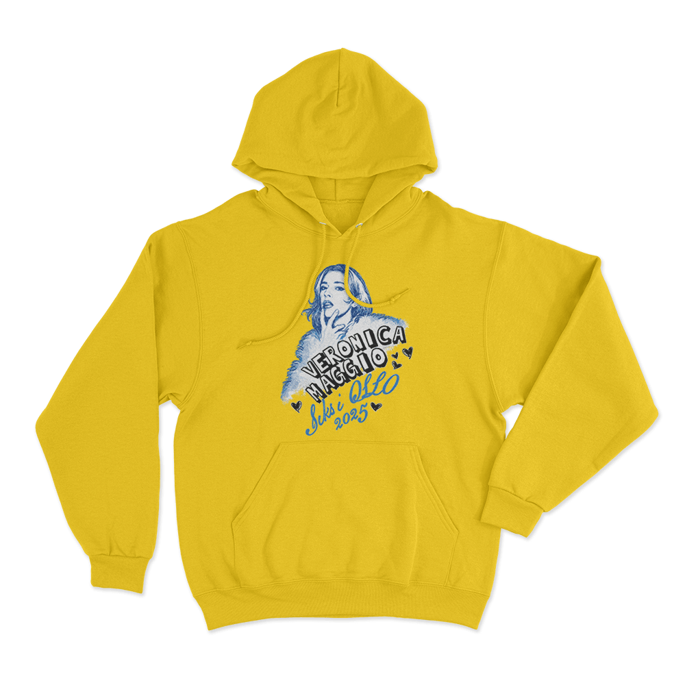 Veronica Maggio Six In Oslo 2025 Unisex Hoodie Yellow Veronica Maggio Six In Oslo 2025 Unisex Hoodie Yellow