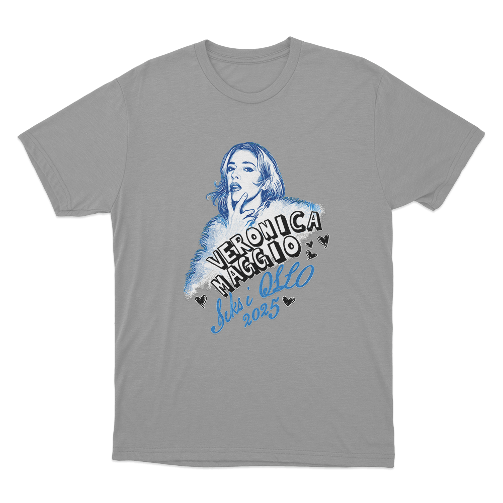 Veronica Maggio Six In Oslo 2025 Unisex T Shirt Grey Veronica Maggio Six In Oslo 2025 Unisex T Shirt Grey