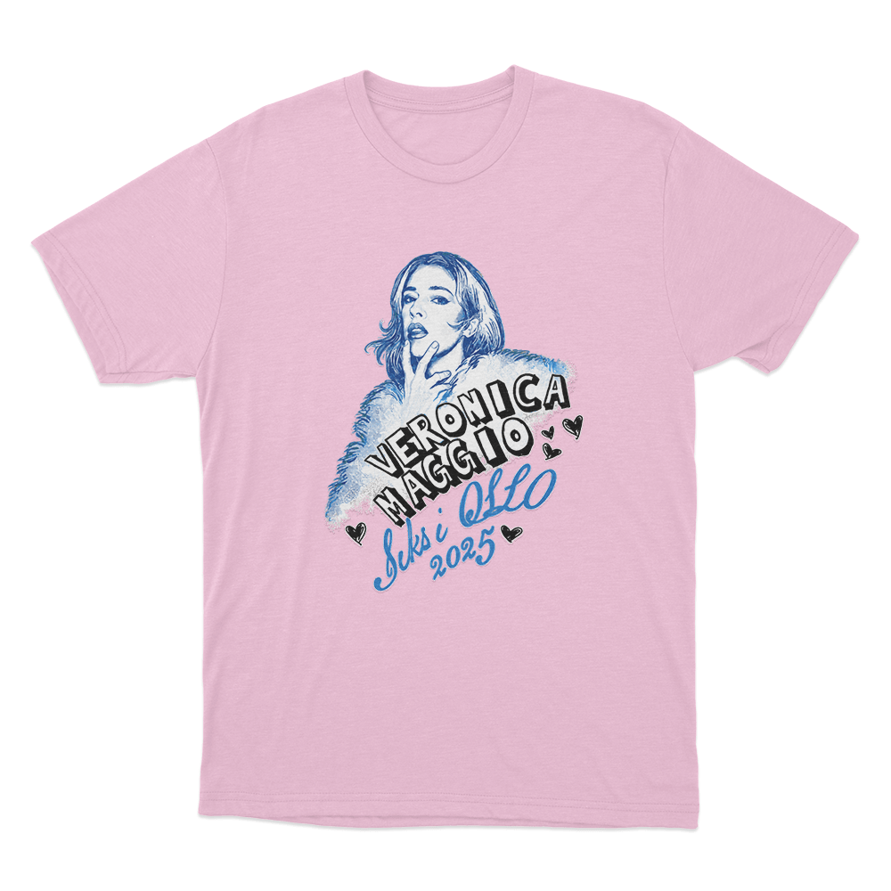 Veronica Maggio Six In Oslo 2025 Unisex T Shirt Pink Veronica Maggio Six In Oslo 2025 Unisex T Shirt Pink
