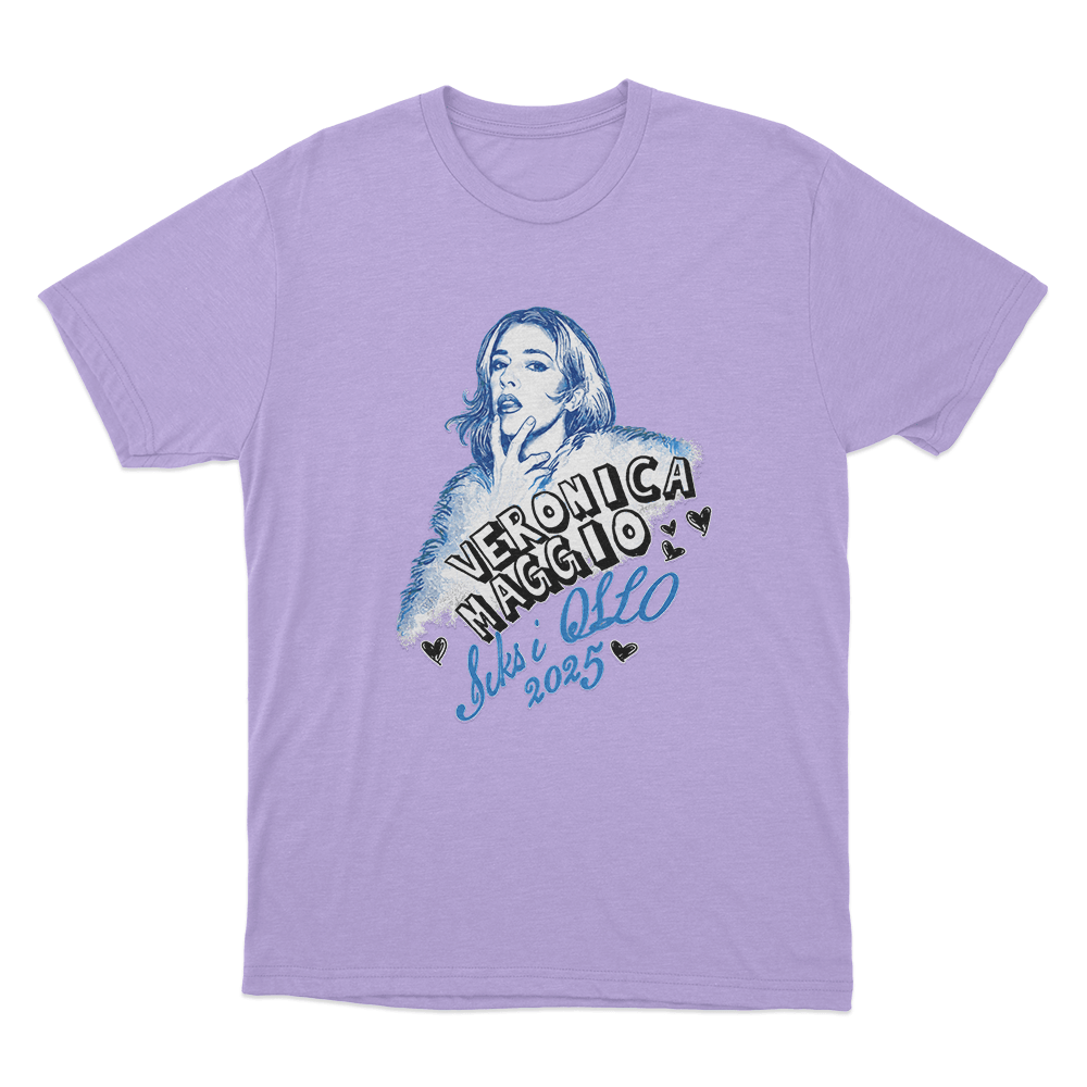 Veronica Maggio Six In Oslo 2025 Unisex T Shirt Purple Veronica Maggio Six In Oslo 2025 Unisex T Shirt Purple