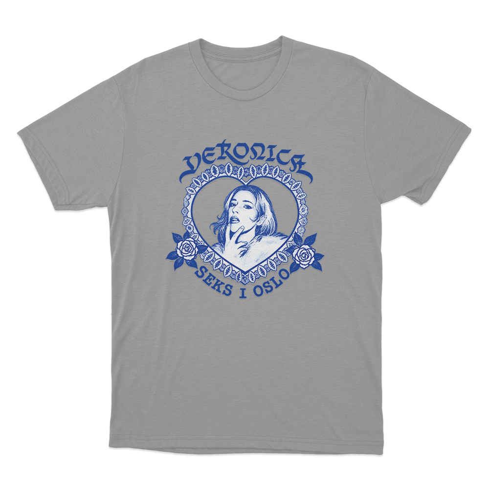 Veronica Six In Oslo Unisex T Shirt Grey Veronica Six In Oslo Unisex T Shirt Grey