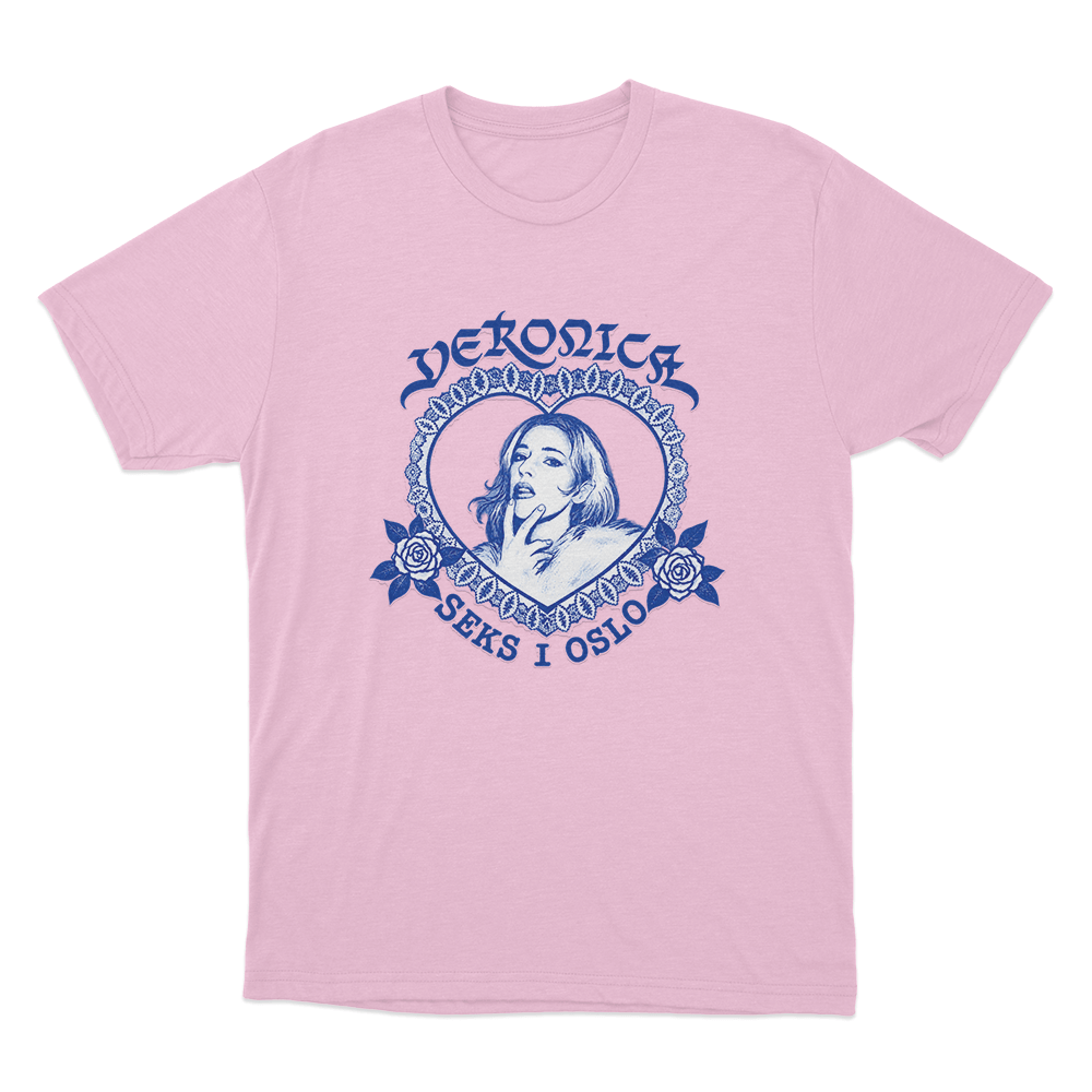 Veronica Six In Oslo Unisex T Shirt Pink Veronica Six In Oslo Unisex T Shirt Pink