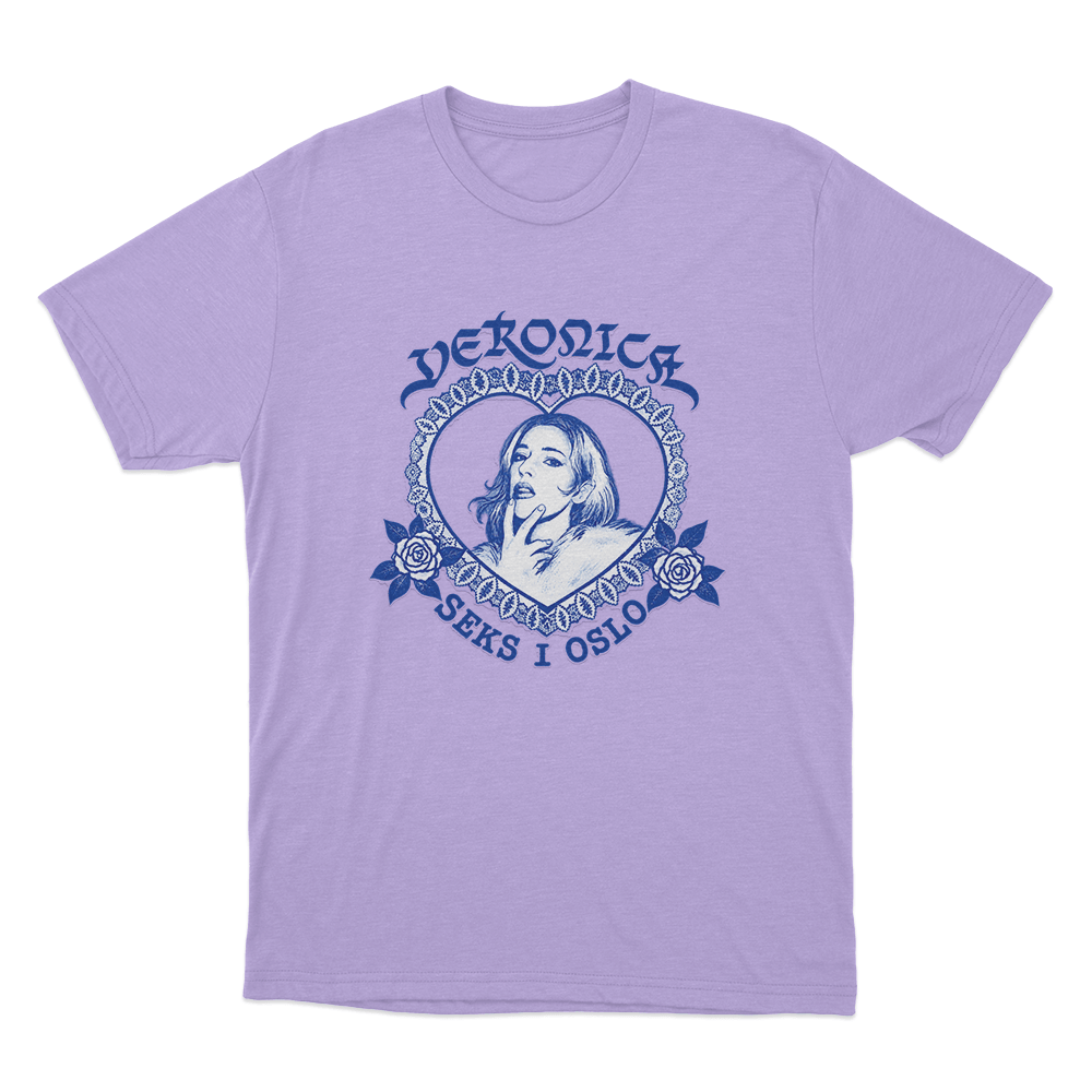 Veronica Six In Oslo Unisex T Shirt Purple Veronica Six In Oslo Unisex T Shirt Purple